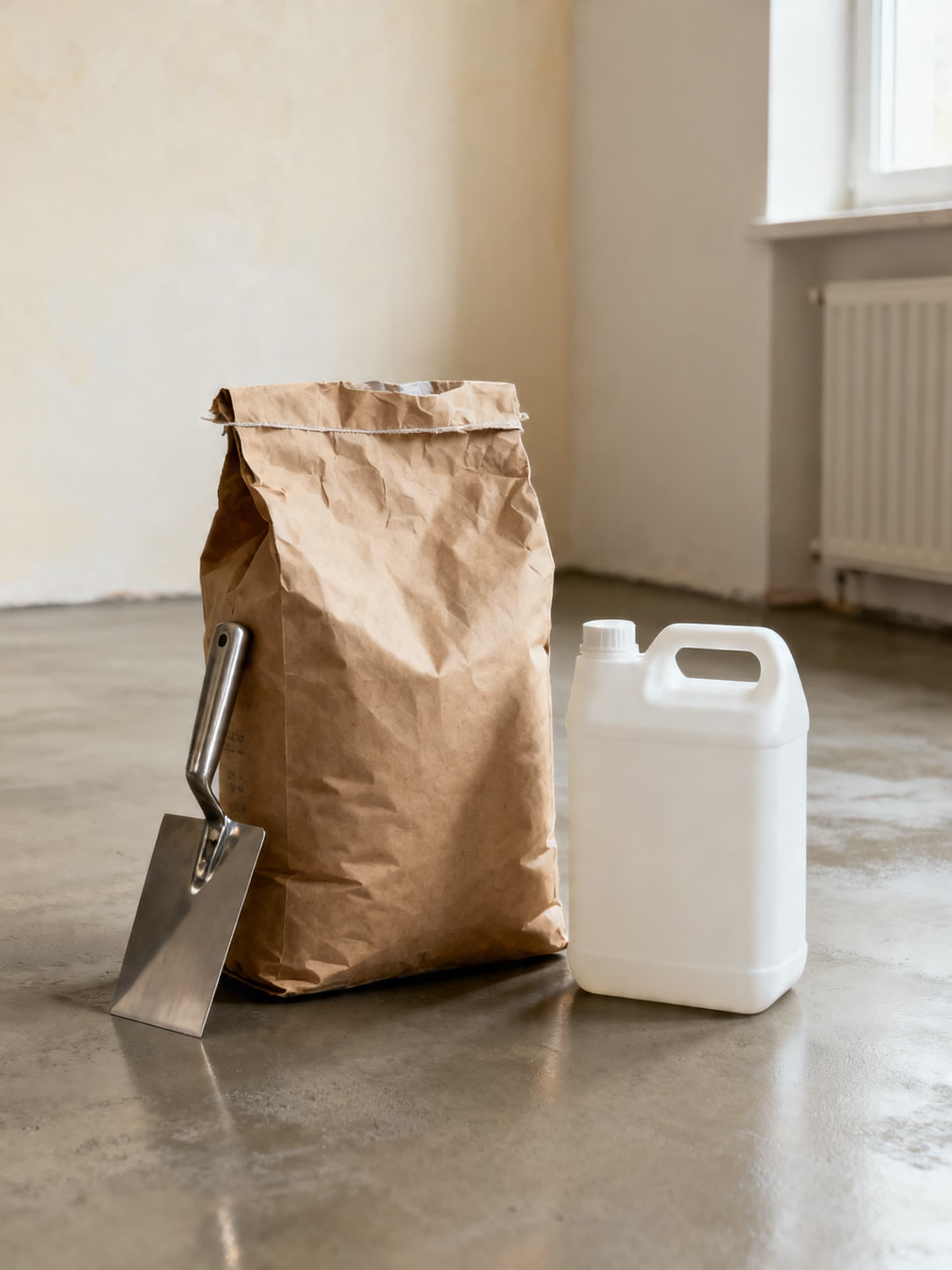 Microcement Pro System — A complete two-component microcement system for floors, walls and wet zones.