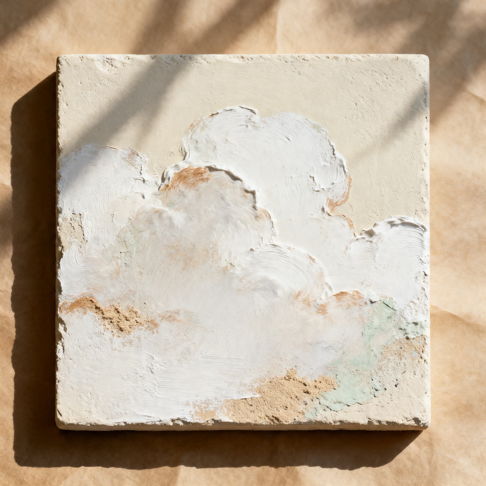 Soft mineral limewash sample